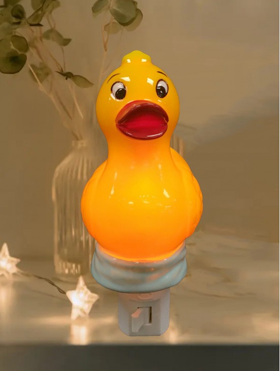 Porcelain Yellow Duck Night Light with Gift Box